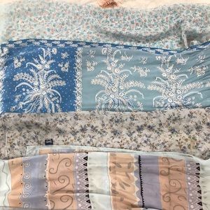 Lot 20 vintage scarves scarf floral shabby chic